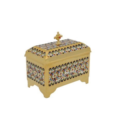 Λειψανοθήκη Επίχρυση - Gold-Plated Reliquary - Реликварий с позолотой SP 251210_A